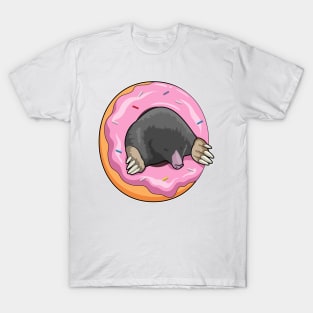 Mole with Donut T-Shirt